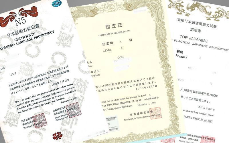 Những chứng chỉ tiếng Nhật được chấp nhận khi đi xuất khẩu lao động
